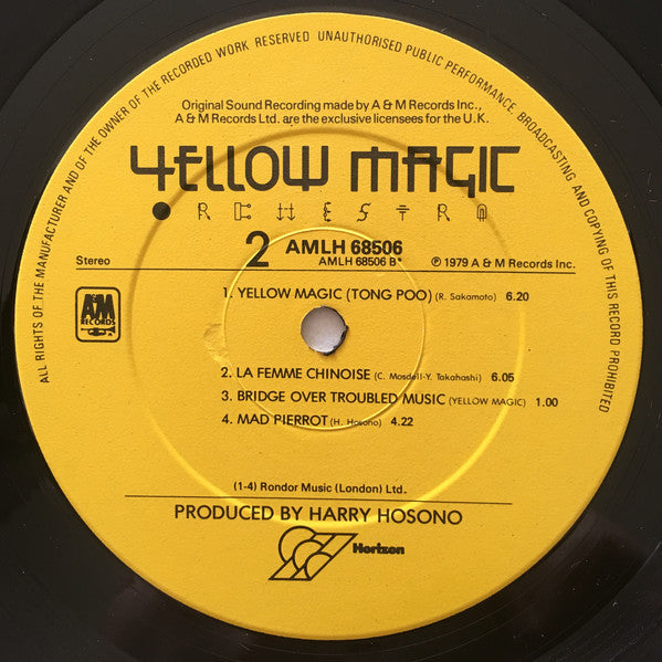 Yellow Magic Orchestra : Yellow Magic Orchestra (LP, Album)
