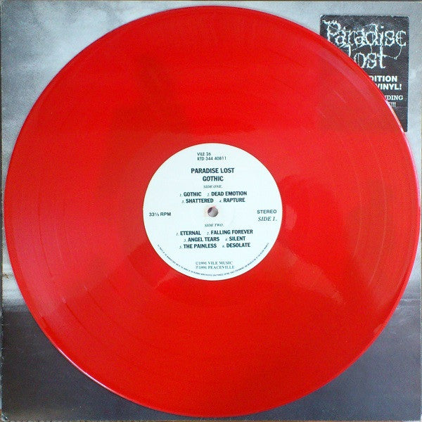 Paradise Lost : Gothic (LP, Album, Ltd, Red)