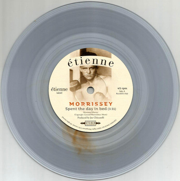 Morrissey : Spent The Day In Bed (7", Single, Cle)