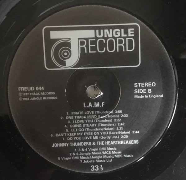 Johnny Thunders & The Heartbreakers* : L.A.M.F. (The Lost '77 Mixes) (LP, Album, RE, RM, Gat)