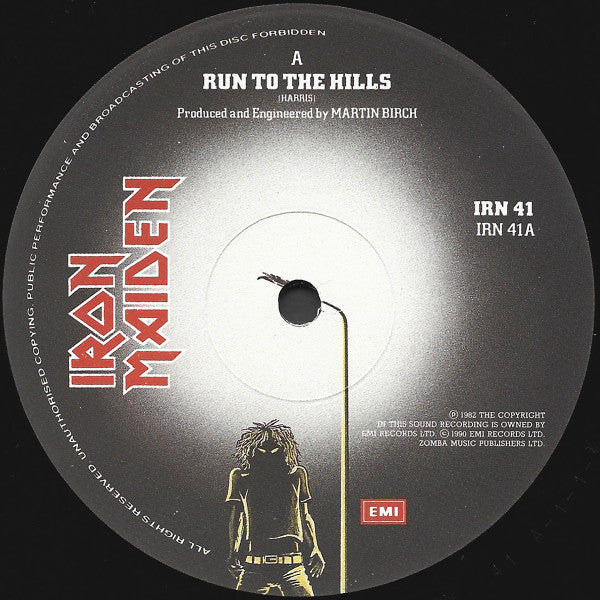 Iron Maiden : Run To The Hills · The Number Of The Beast (2x12", Comp, Ltd)