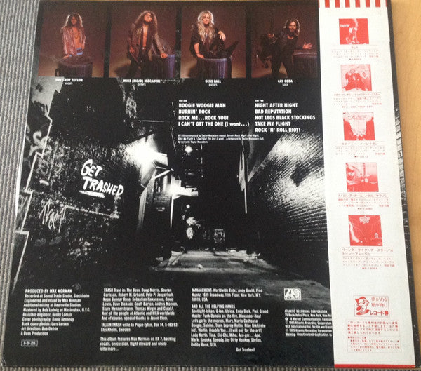 Trash (8) : Burnin' Rock (LP, Album, Promo)