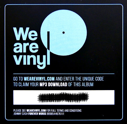 Various : Johnny Cash: Forever Words (2xLP, Album)