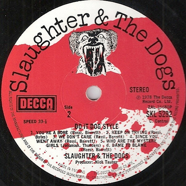 Slaughter And The Dogs : Do It Dog Style (LP, Album)