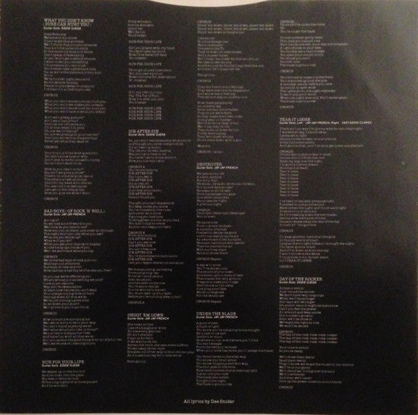 Twisted Sister : Under The Blade (LP, Album, Ast)