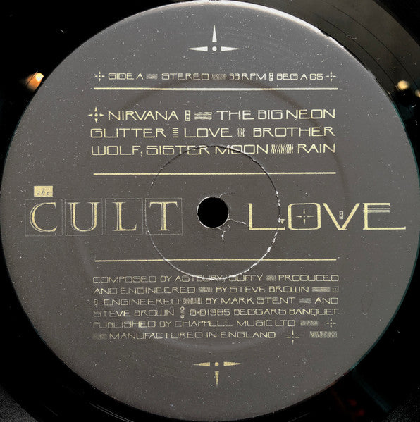 The Cult : Love (LP, Album, RE, Gat)
