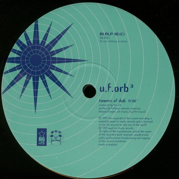 The Orb : U.F.Orb (2xLP, Album + LP, Album, Ltd + Ltd, S/Edition, Blu)