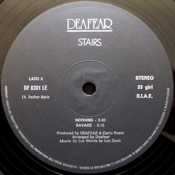 Deafear : Stairs (12", Ltd)