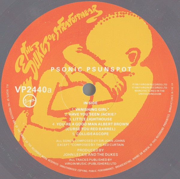The Dukes Of Stratosphear : Psonic Psunspot (LP, Album, Ltd, Pur)