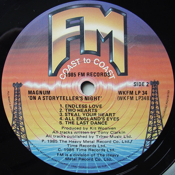 Magnum (3) : On A Storyteller's Night (LP, Album)
