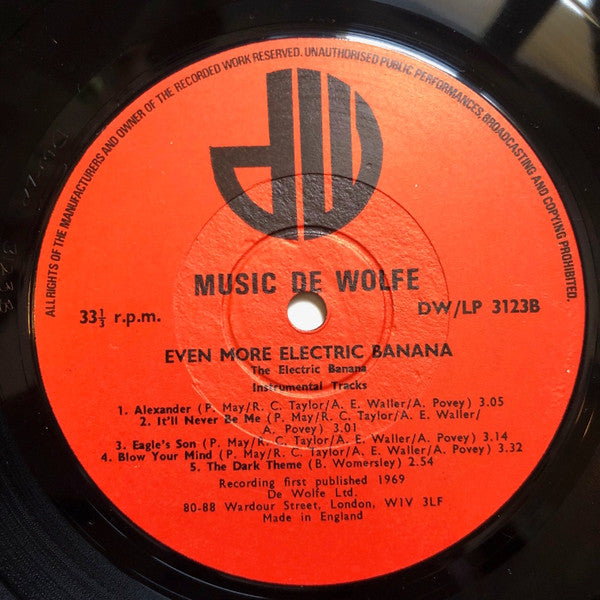 The Electric Banana : Even More Electric Banana (LP, Mono, RP, Ora)