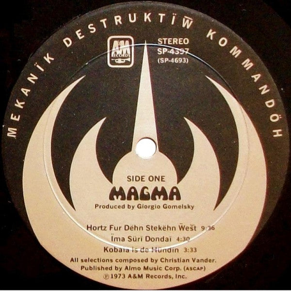 Magma (6) : Mekanïk Destruktïw Kommandöh (LP, Album, Gat)