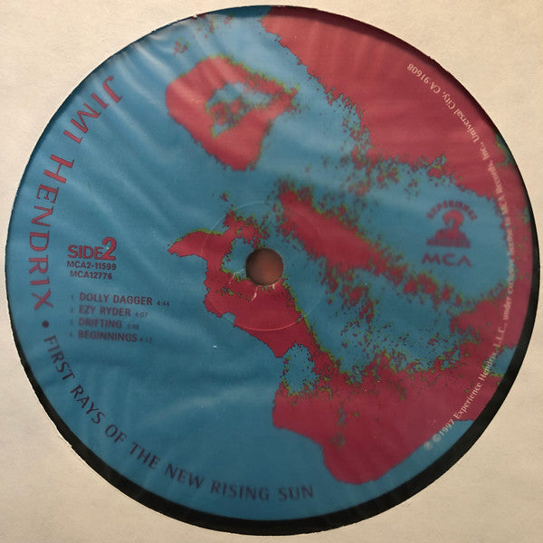Jimi Hendrix : First Rays Of The New Rising Sun (2xLP, Album, Comp, Num, RM)