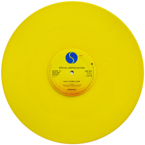 Ramones : Don't Come Close (12", Single, Ltd, Yel)