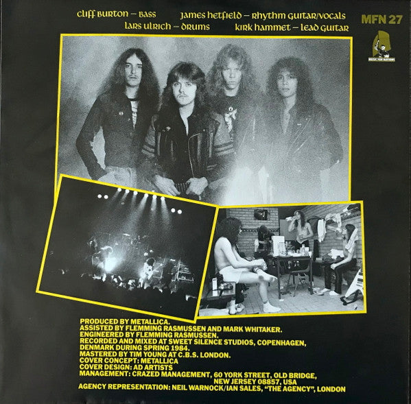Metallica : Ride The Lightning (LP, Album)