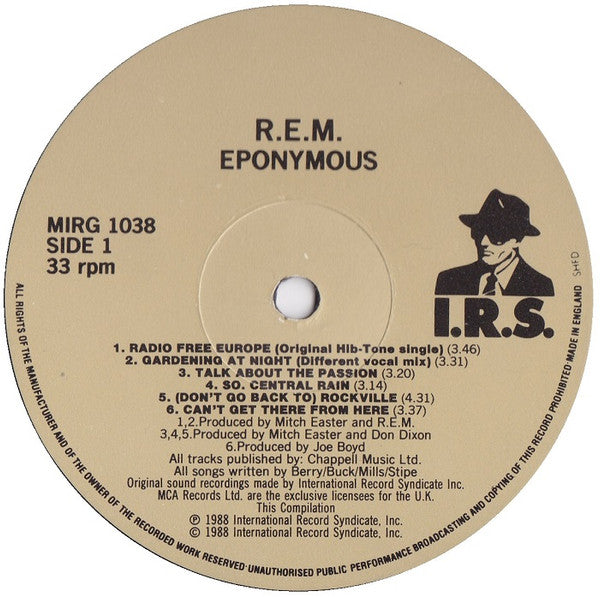 R.E.M. : Eponymous (LP, Comp)
