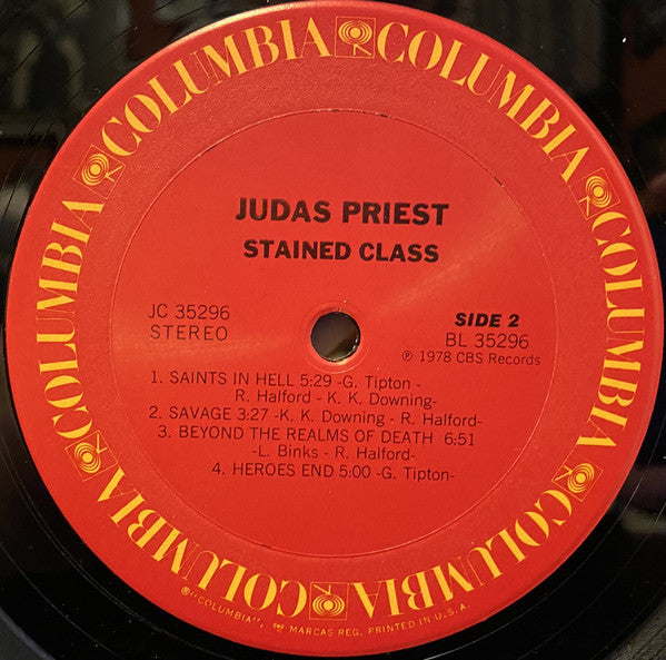 Judas Priest : Stained Class (LP, Album, RE, Pit)