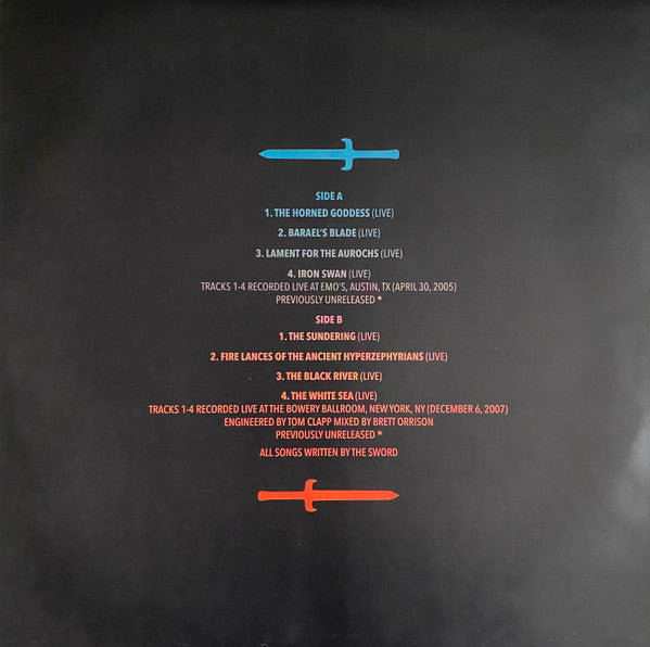 The Sword : Conquest Of Kingdoms (LP, Ora + LP, Ora + LP, Blu + Comp, Ltd)