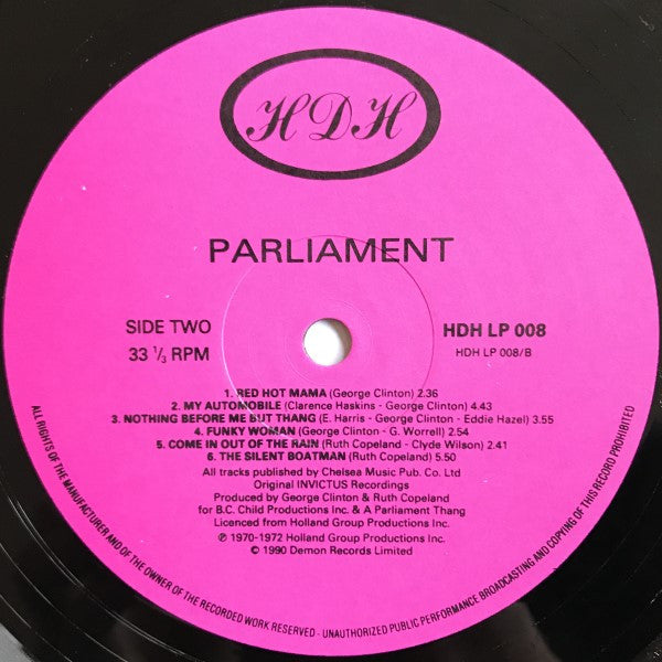 Parliament : Rhenium (LP, Album, Comp)