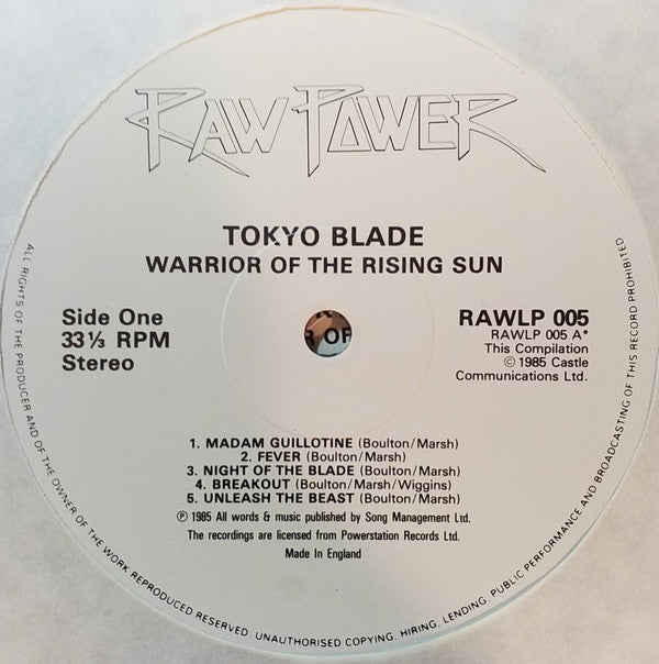 Tokyo Blade : Warrior Of The Rising Sun (2xLP, Comp, Gat)