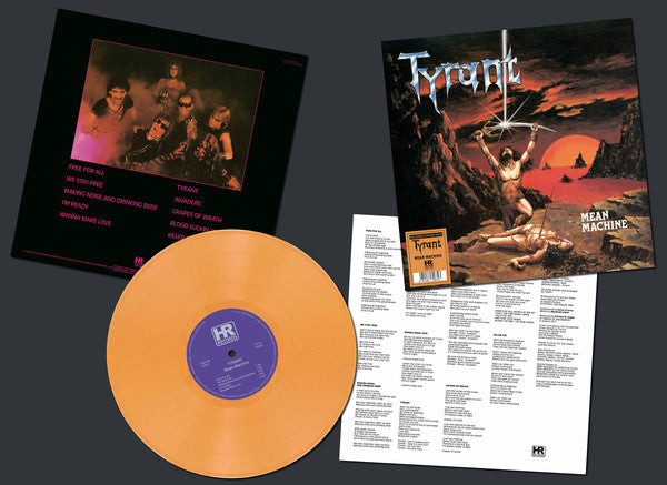 Tyrant (13) : Mean Machine (LP, Album, Ltd, RE, RP, Ora)