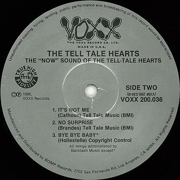 The Tell-Tale Hearts : The "Now" Sound Of The Tell-Tale Hearts (12", EP, Mono)