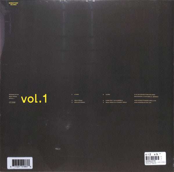 Modeselektor : Mean Friend Vol. 1 (12", Ltd)