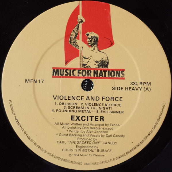 Exciter : Violence & Force (LP, Album)