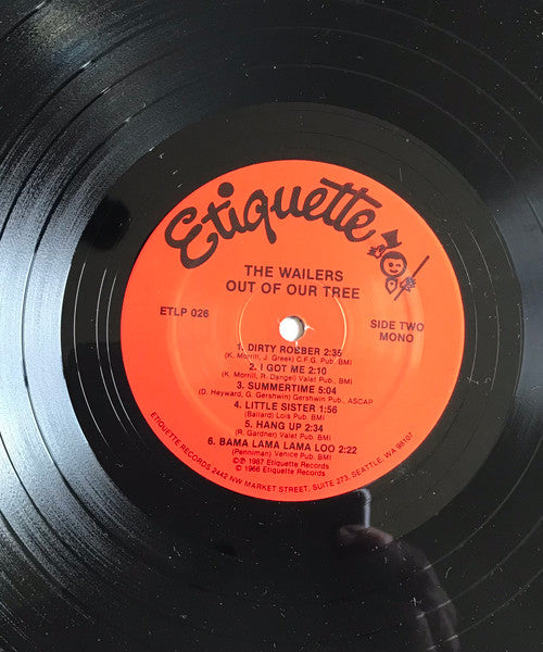 The Wailers (2) : Out Of Our Tree (LP, Album, Mono, RE)