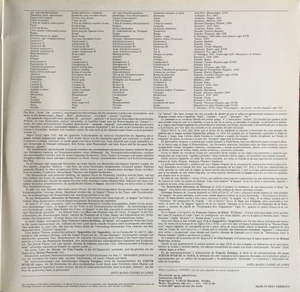 Atrium Musicae De Madrid, Gregorio Paniagua : La Spagna XV, XVI, And XVII Centuries (2xLP, RE)