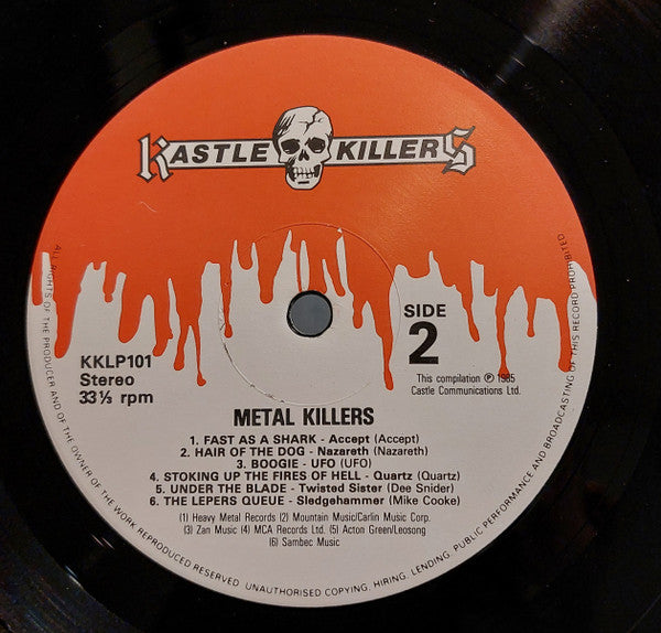 Various : Metal Killers (LP, Comp)