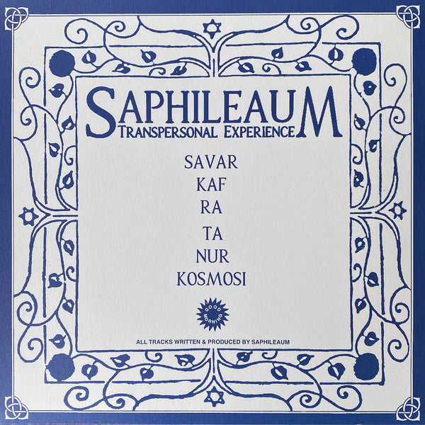 Saphileaum : Transpersonal Experience (12", EP)