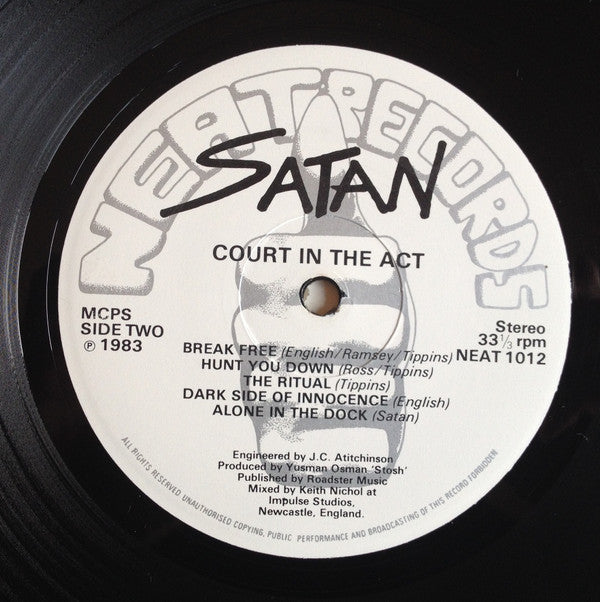 Satan : Court In The Act (LP, Album)