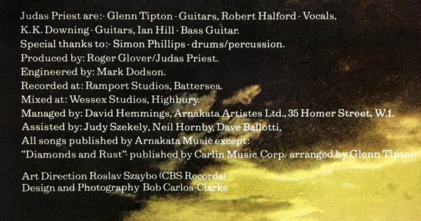 Judas Priest : Sin After Sin (LP, Album)