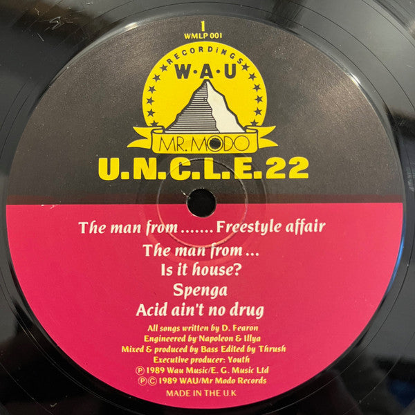U.N.C.L.E.22* : The Man From... Freestyle Affair (LP, Album, Ltd, Promo)