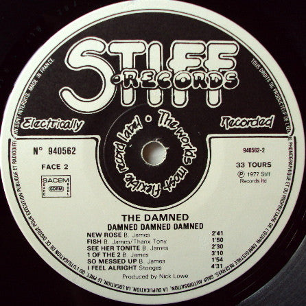 The Damned : Damned Damned Damned (LP, Album, RP)