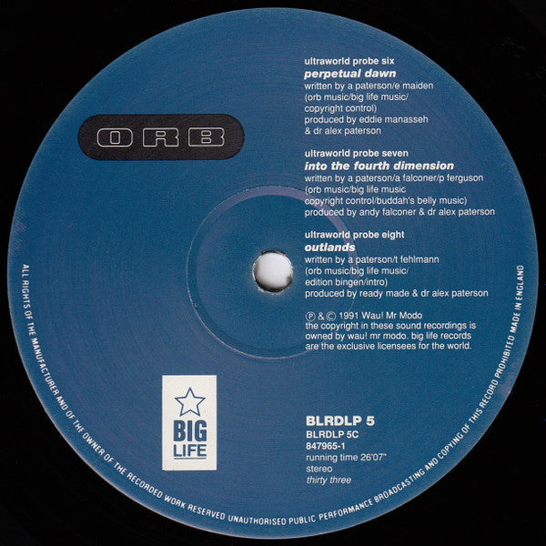 The Orb : The Orb's Adventures Beyond The Ultraworld (2xLP, Album)