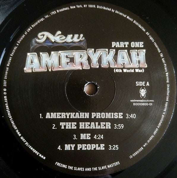Erykah Badu : New Amerykah: Part One (4th World War) (2xLP, Album, Uni)