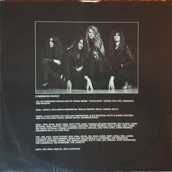 Forbidden (3) : Twisted Into Form (LP, Album)