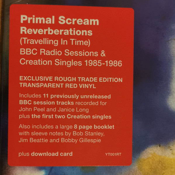 Primal Scream : Reverberations (Travelling In Time) BBC Radio Sessions & Creation Singles 1985-86 (LP, Album, Comp, Ltd, Red)