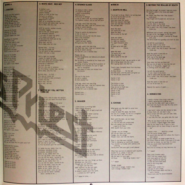 Judas Priest : Stained Class (LP, Album, RE)