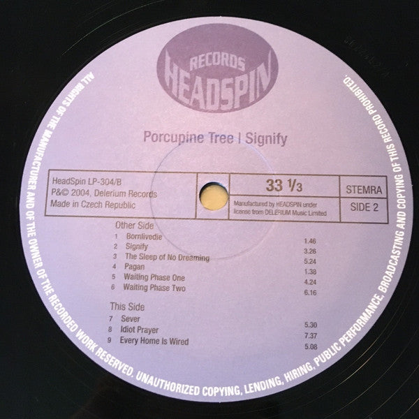 Porcupine Tree : Signify (2xLP, Album, RE, RM)