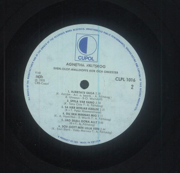 Agnetha Fältskog : Som Jag Är (LP, Album, RE)