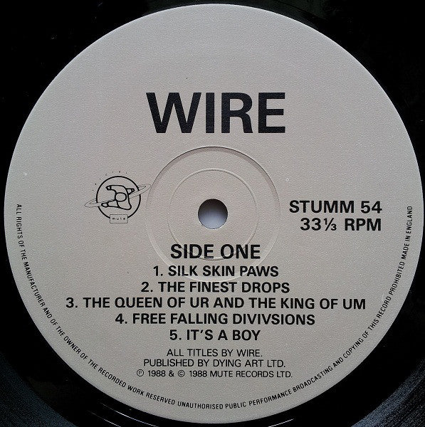 Wire : A Bell Is A Cup Until It Is Struck (LP, Album)