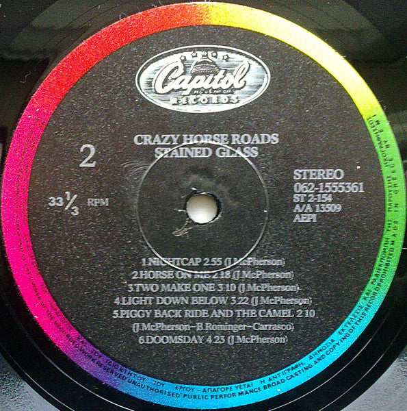 Stained Glass : Crazy Horse Roads (LP, Album, RE)