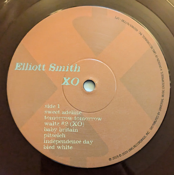 Elliott Smith : XO (2xLP, Album, Club, Dlx, Ltd, Num, RE, Bro)