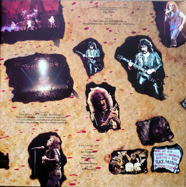 Black Sabbath : Live Evil (2xLP, Album, Gat)