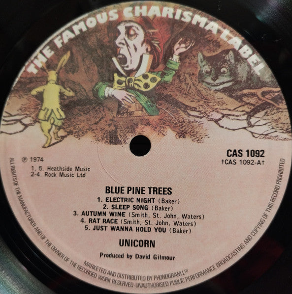 Unicorn (12) : Blue Pine Trees (LP, Album)