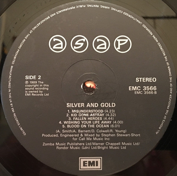 ASAP* : Silver And Gold (LP, Album, Gat)