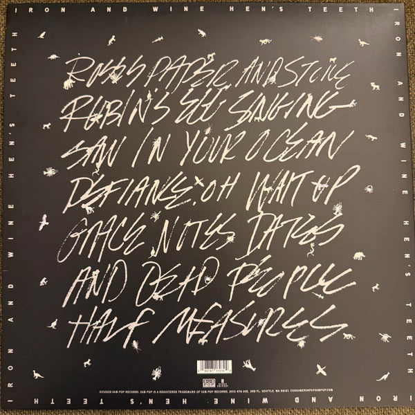 Iron And Wine : Hen's Teeth (LP, Album, Gre)